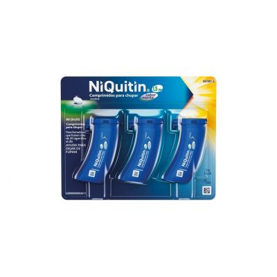 NIQUITIN 4 mg 60 COMPRIMIDOS PARA CHUPAR (SABOR MENTA)