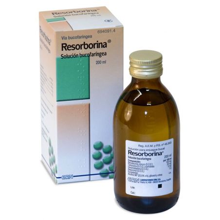RESORBORINA SOLUCION BUCAL 1 FRASCO 200 ml