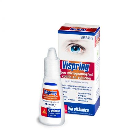 VISPRING 500 microgramos/ml COLIRIO EN SOLUCION 1 FRASCO 15 ml