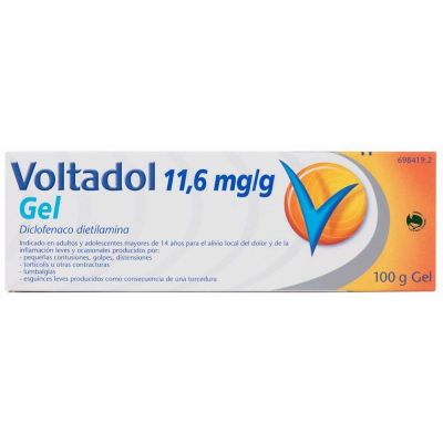 VOLTADOL 11,6 mg/g GEL CUTANEO 1 TUBO 100 g