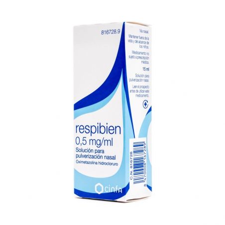 RESPIBIEN 0,5 MG/ML SOLUCION PARA PULVERIZACION NASAL 1 FRASCO 15 ML