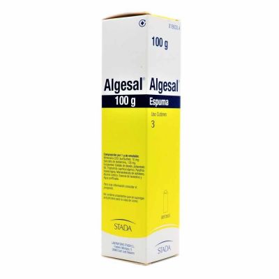 ALGESAL 10 mg/g + 100 mg/g ESPUMA CUTANEA 1 ENVASE A PRESION 100 g