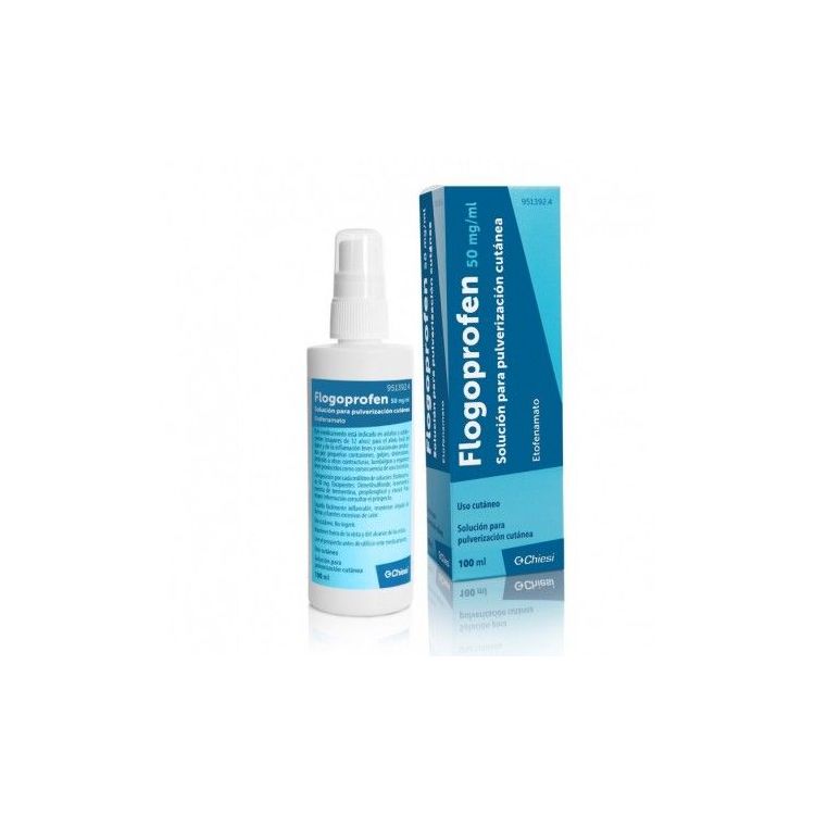 FLOGOPROFEN 50 mg/ml SOLUCION PARA PULVERIZACION CUTANEA 1 FRASCO 100 ml