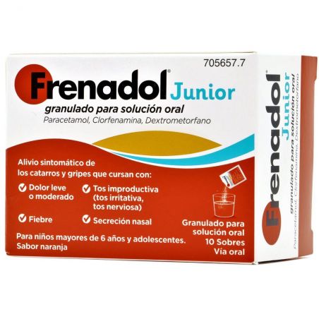 FRENADOL JUNIOR 10 SOBRES GRANULADO PARA SOLUCION ORAL