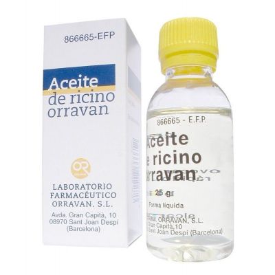 ACEITE DE RICINO REIG JOFRE 1 g/ml LIQUIDO ORAL 1 FRASCO 25 ml