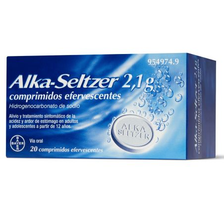 ALKA-SELTZER 2,1 g 20 COMPRIMIDOS EFERVESCENTES