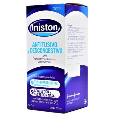 INISTON TOS Y CONGESTION JARABE 1 FRASCO 200 ML