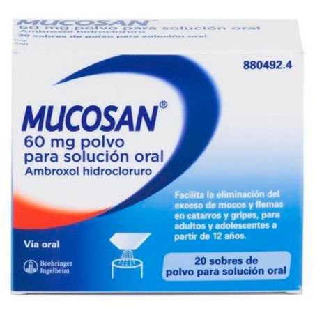 MUCOSAN 60 mg 20 SOBRES POLVO PARA SOLUCION ORAL