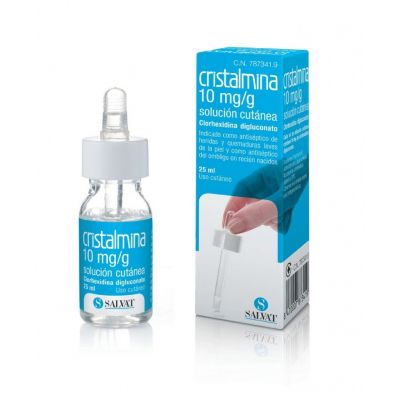 CRISTALMINA 10 mg/ml SOLUCION CUTANEA 1 FRASCO 25 ml