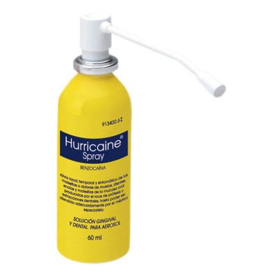HURRICAINE SPRAY 200 mg/ml SOLUCION PARA PULVERIZACION BUCAL 1 FRASCO 5 ml