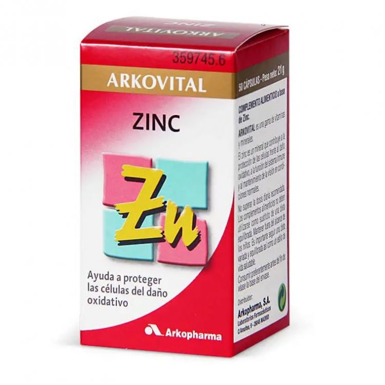 ARKOVITAL ZINC 50 CAPS