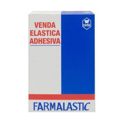 VENDA ELASTICA COHESIVA FARMALASTIC 1 UNIDAD 4,5 m x 5 cm COLOR BLANCO