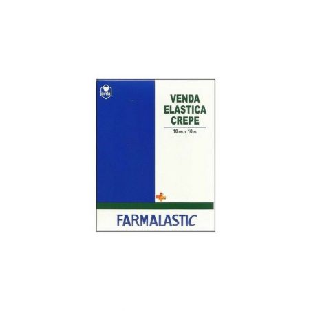 VENDA ELASTICA CREPE FARMALASTIC 1 UNIDAD 10 M X 10 CM