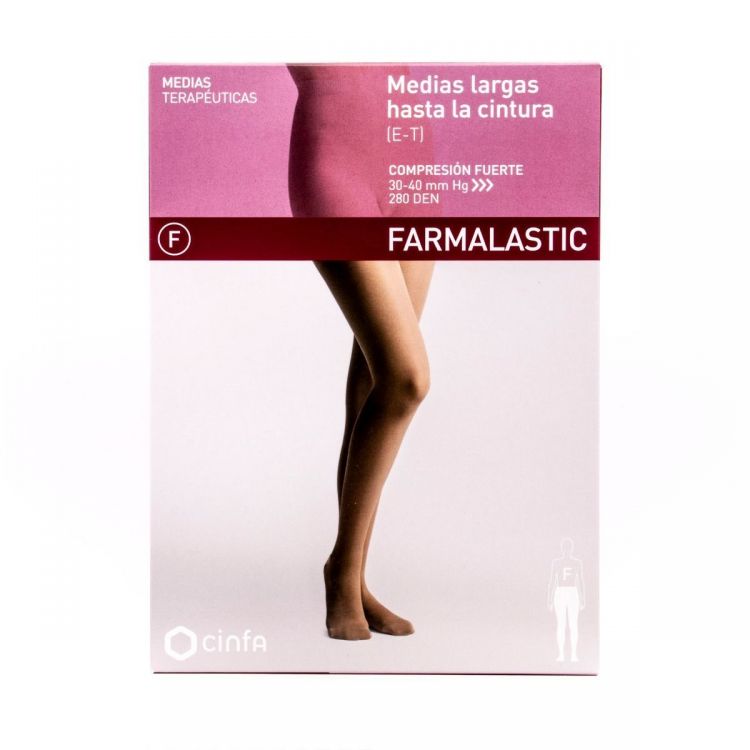 MEDIAS E.T. CINTURA COMPRESION FUERTE FARMALASTIC TALLA GRANDE