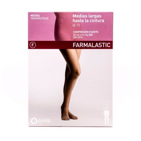 MEDIAS E.T. CINTURA COMPRESION FUERTE FARMALASTIC TALLA GRANDE