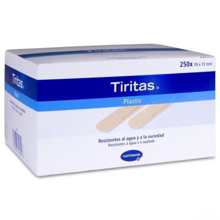 TIRITAS PLASTICO CAJA 250 UN