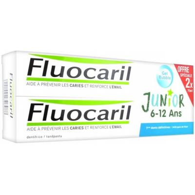 FLUOCARIL JR GEL BUBBLE 2X75ML