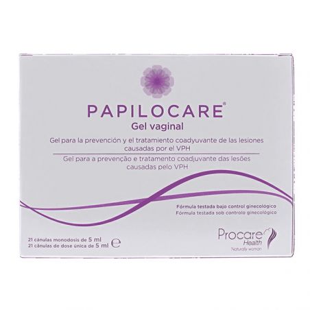 PAPILOCARE GEL VAGINAL 21 CANULAS MONODOSIS 5 ml