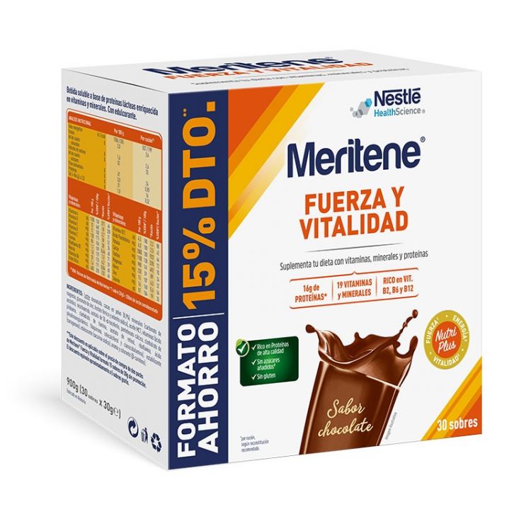 MERITENE CHOCOLATE 30 SOBRES 15% DTO