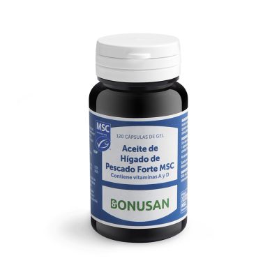 BONUSAN ACEITE HÍGADO DE PESCADO FORTE MSC 120 CAP