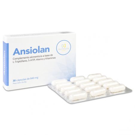 Ansiolan 30 cápsulas · Alivia la ansiedad | FARMACIA LABANDEIRA