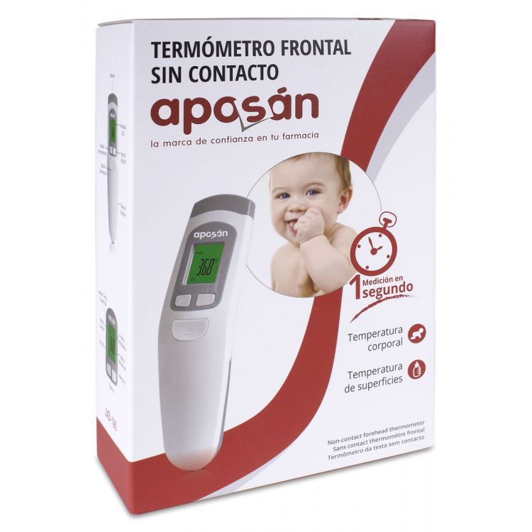 TERMOMETRO FRONTAL SIN CONTACTO APOSAN 1 UNIDAD