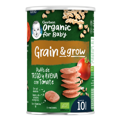 GERBER PUFF SNACK CER/TOM 35G