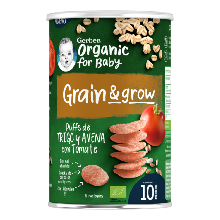 GERBER PUFF SNACK CER/TOM 35G