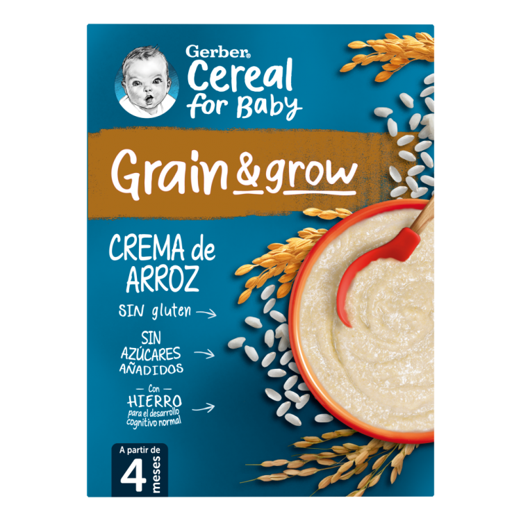 GERBER PAP CR ARROZ 250G