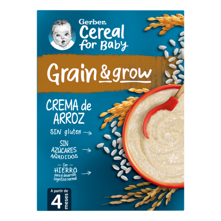 GERBER PAP CR ARROZ 250G