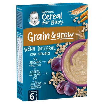 GERBER PAP AVENA/CIRUELA 250G