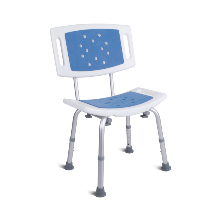 SILLA DUCHA ANTIDESLIZANTE CON RESPALDO RI-9120
