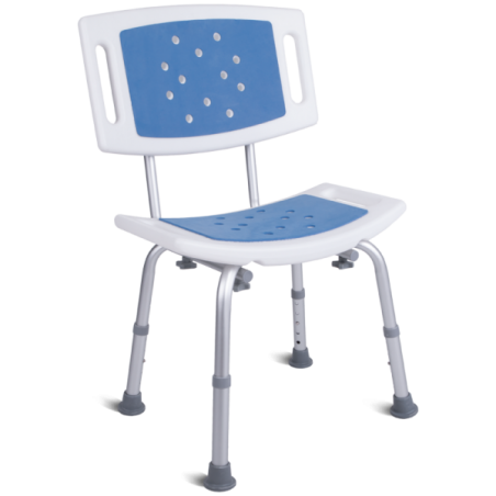 SILLA DUCHA ANTIDESLIZANTE CON RESPALDO RI-9120