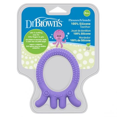 MORDEDOR DR BROWN´S FLEXEES FRIENDS 1 UNIDAD PULPO
