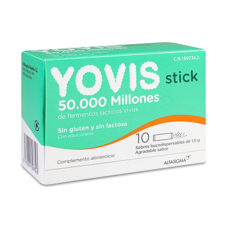 YOVIS STICK 10 SOBRES BUCO