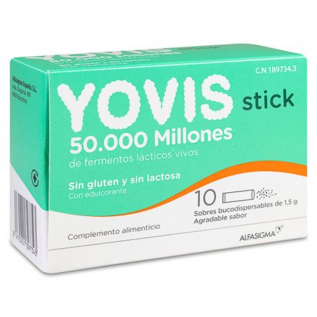 YOVIS STICK 10 SOBRES BUCO