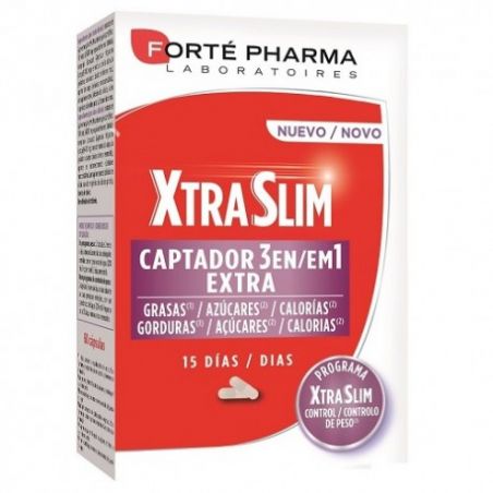 XTRASLIM CAPTADOR 3EN1 60 CAP