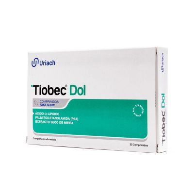 TIOBEC DOL 20 COMPRIMIDOS