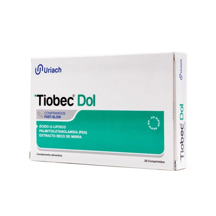 TIOBEC DOL 20 COMPRIMIDOS