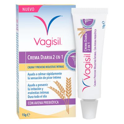 VAGISIL CREMA DIARIA 2EN1 15GR